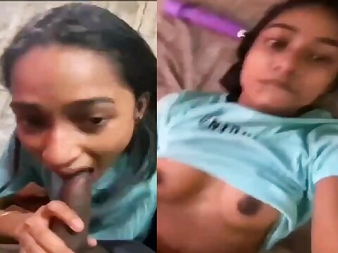 A 19yo teenager mallu torrid student did a viral deep throat to will not hear of beau, and had fucky-fucky regarding him in this leaked MMS.